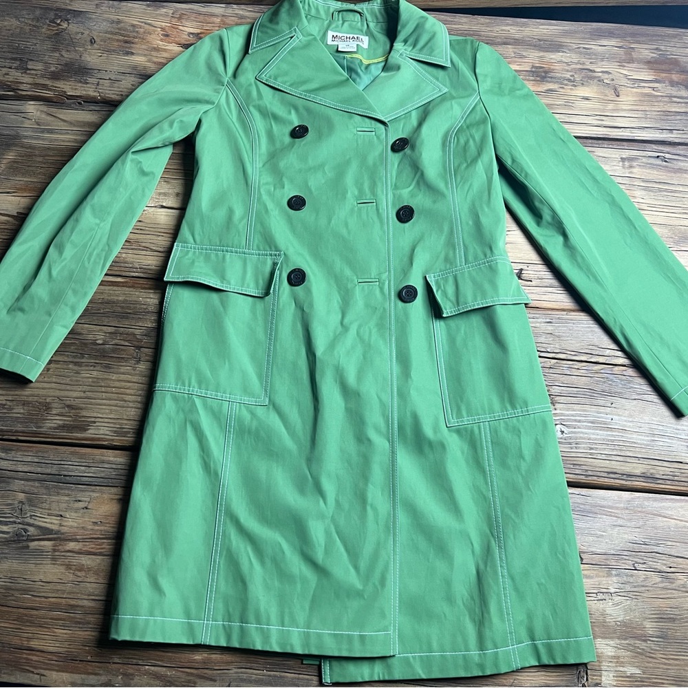 Michael Kors Pea trench rain coat Small